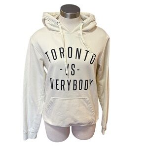 Toronto vs Everybody Peace Collective Cream Hoodie Mens Small